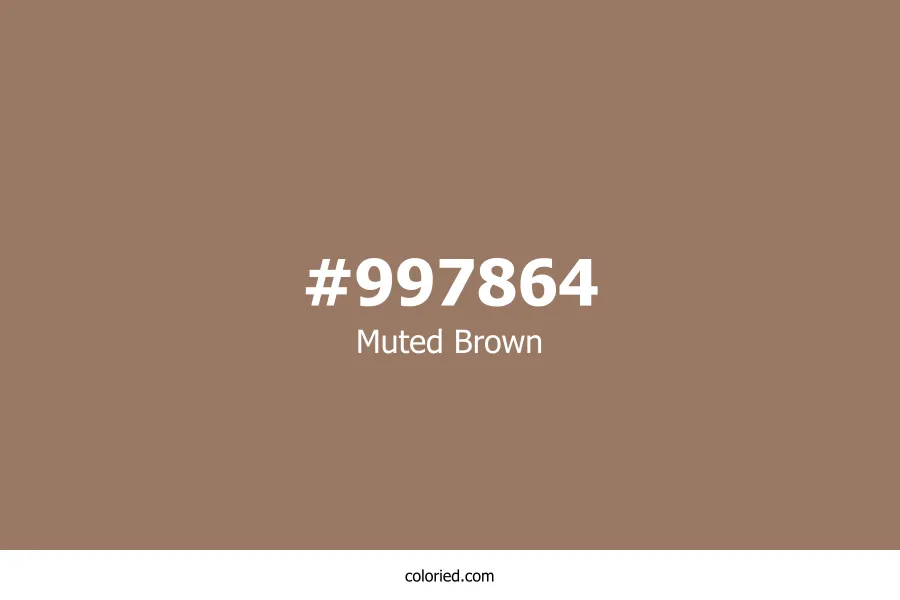 Muted Brown Color