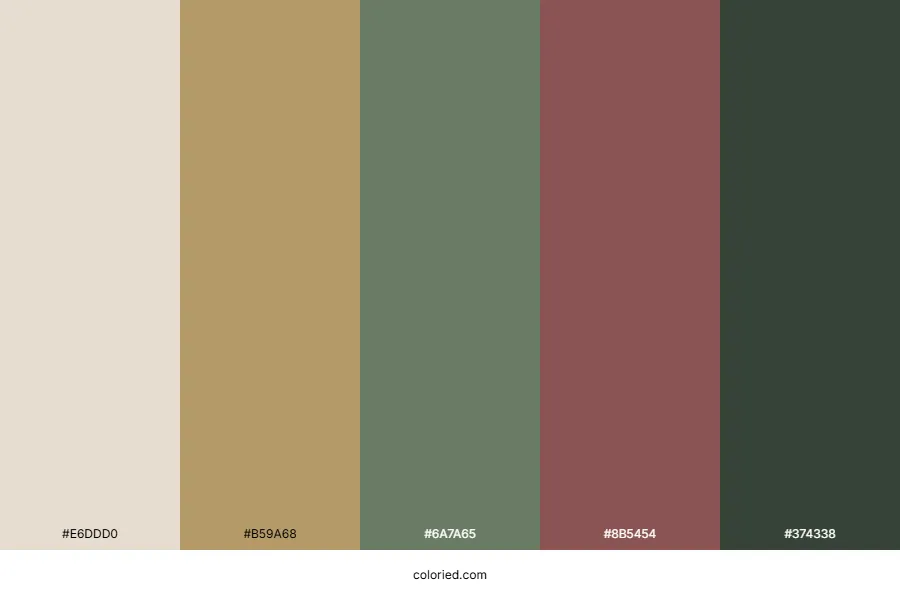 Muted Christmas Color Palette