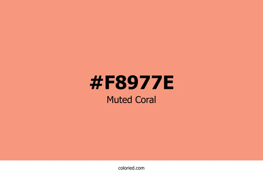 Muted Coral Color