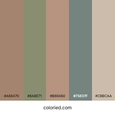 Muted Fall Color Palette