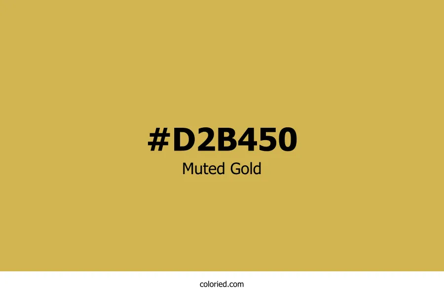 Muted Gold Color