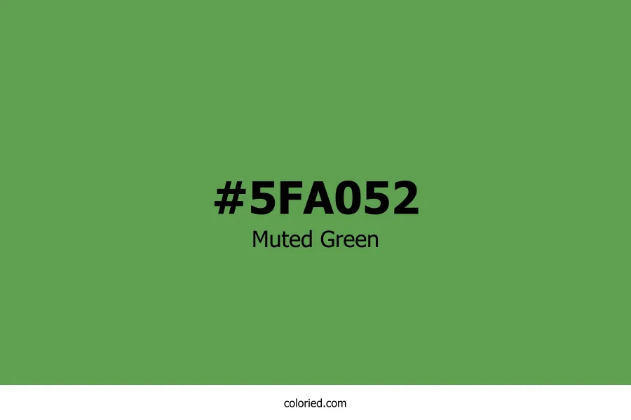 Muted Green Color