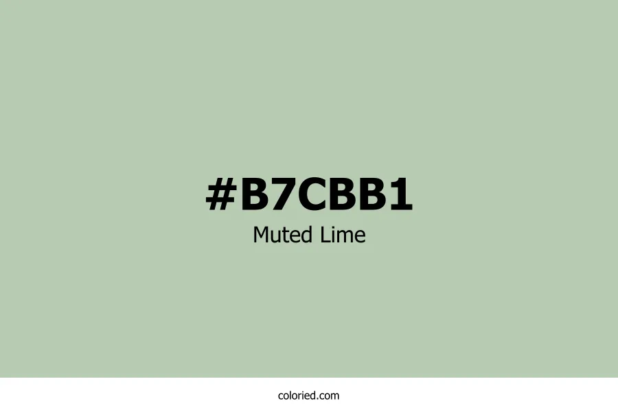Muted Lime Color