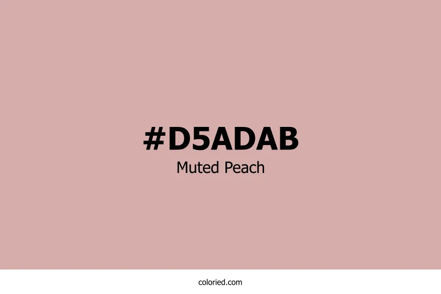 Muted Peach Color
