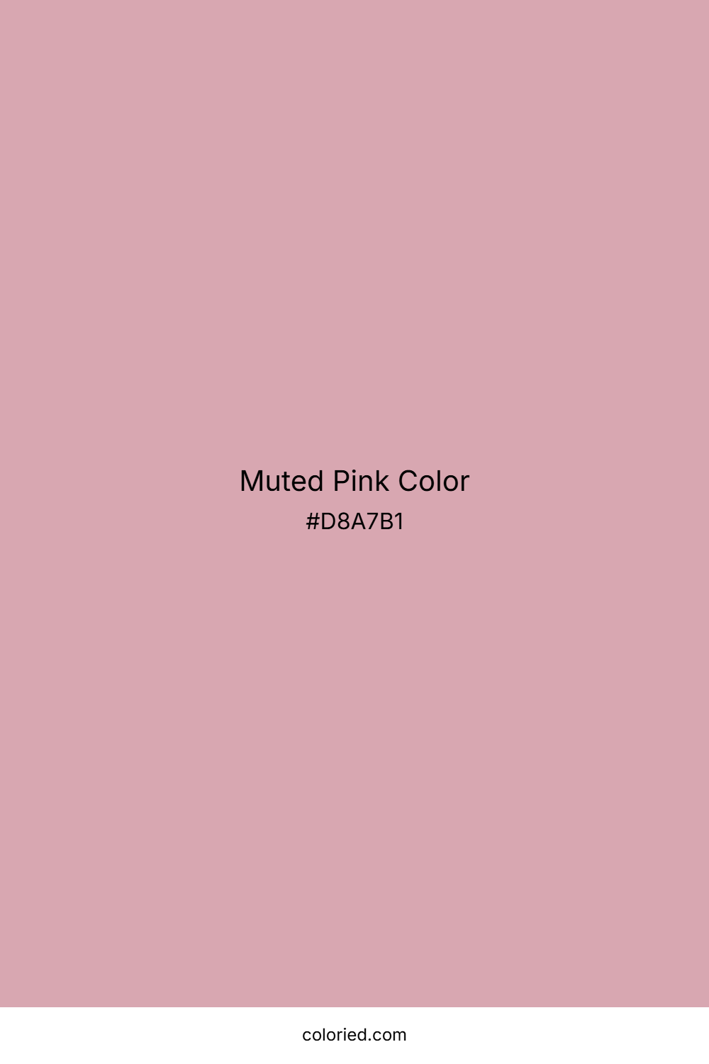Muted Pink Color
