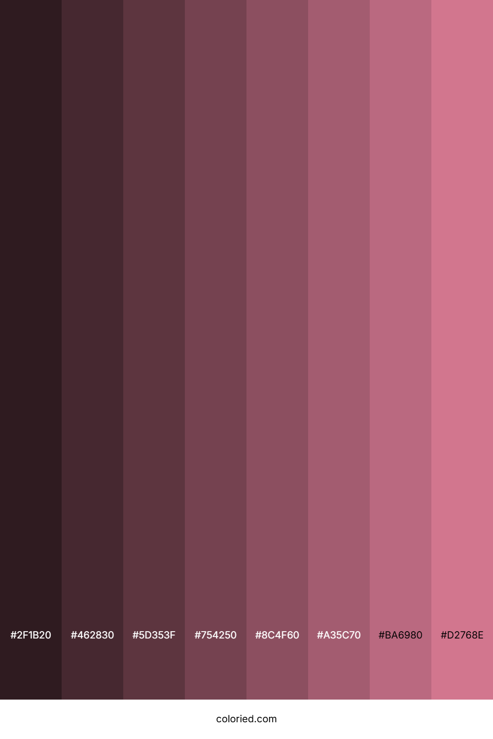 Muted Pink Shades