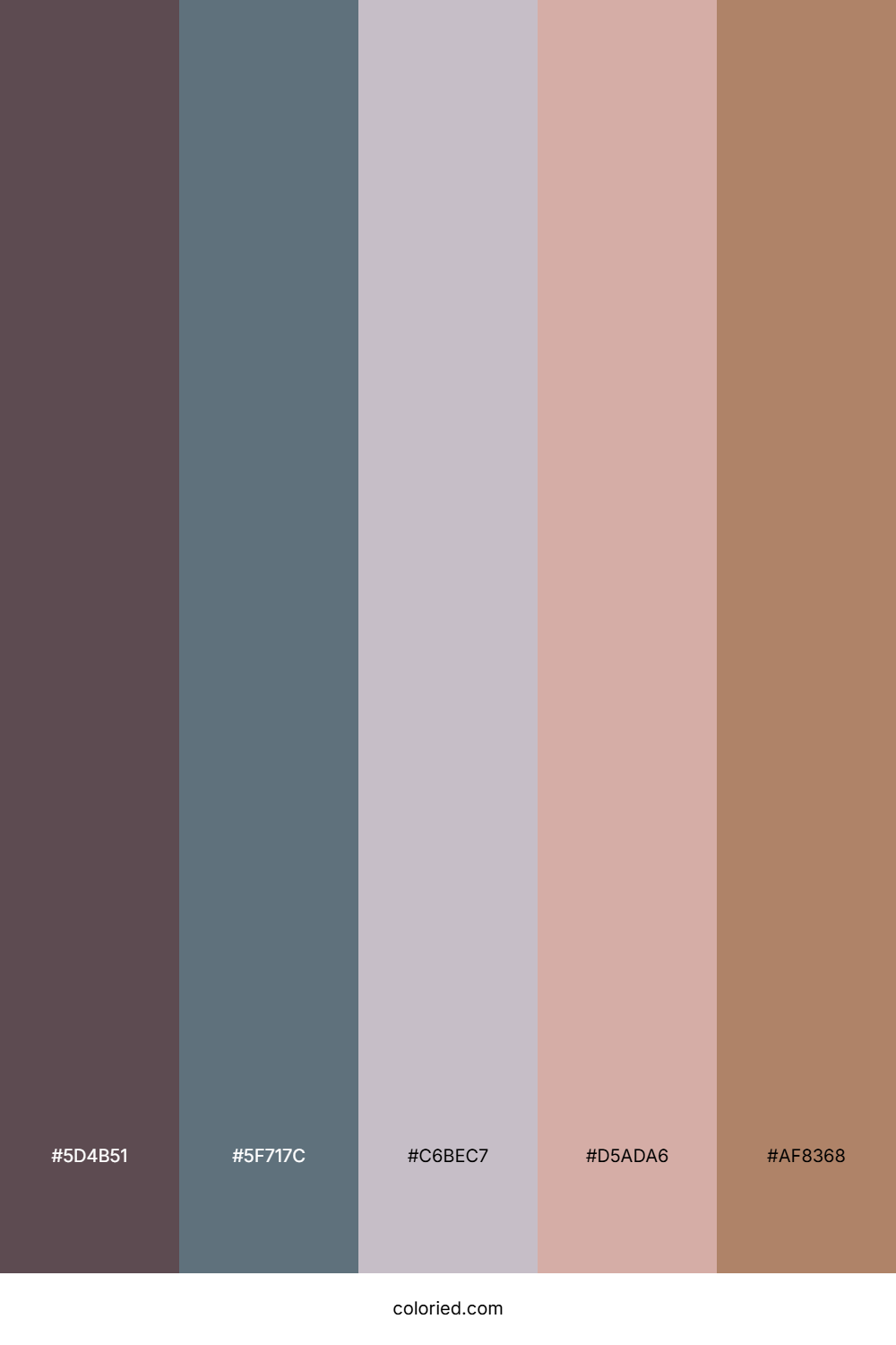 Muted Plum Twilight Palette