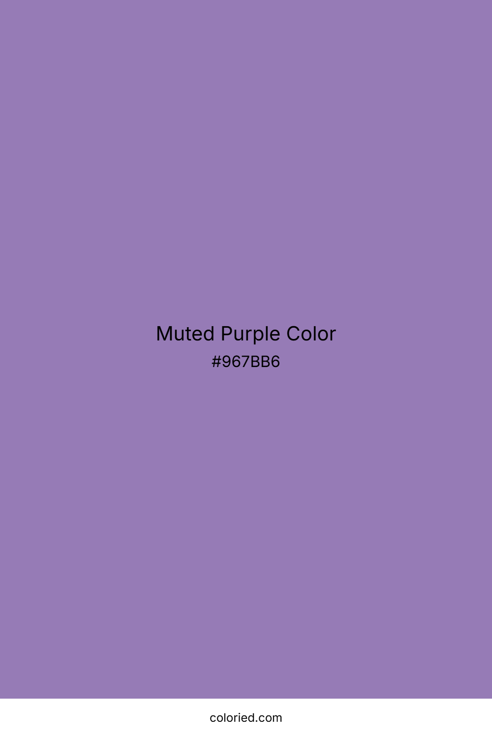 Muted Purple Color