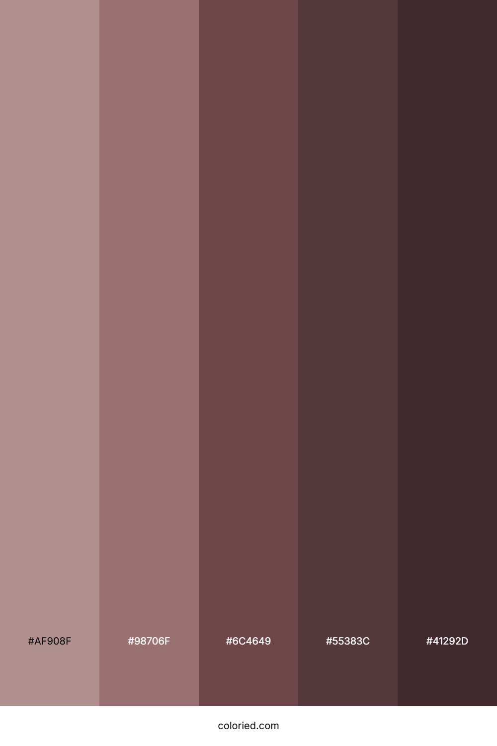 Muted Rose and Cocoa Color Palette