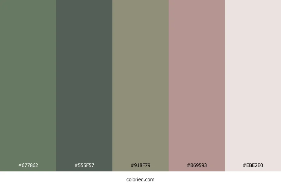 Muted Sage Whisper Color Palette