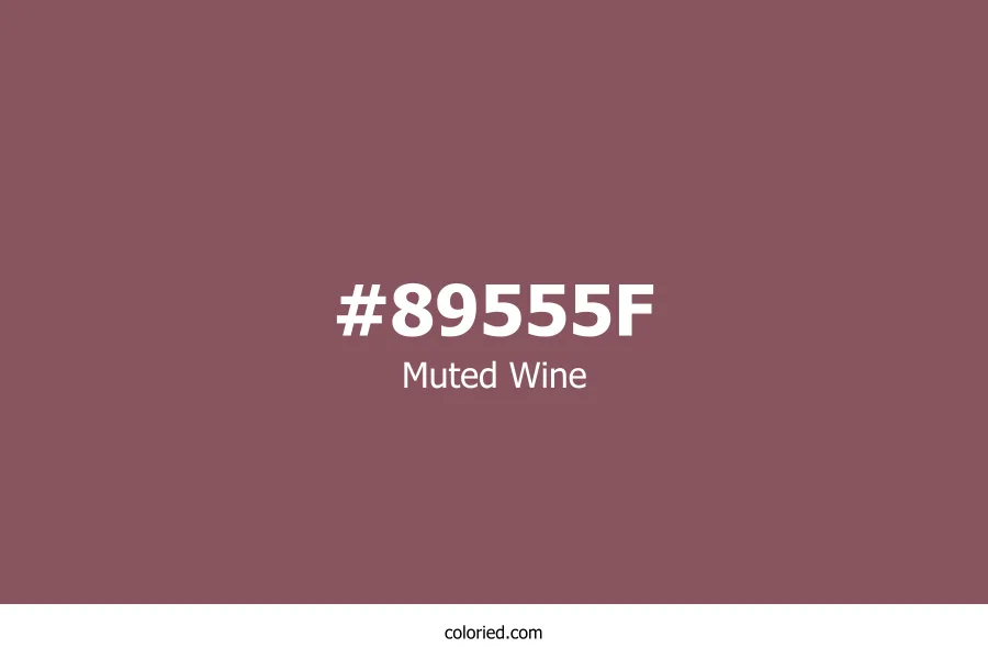 Muted Wine Color