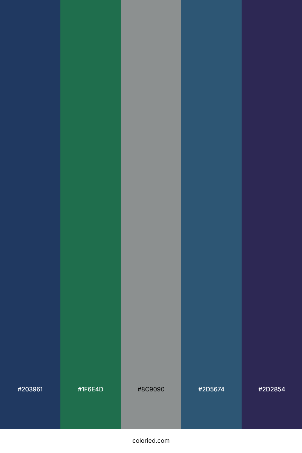 Mystic Forest Tide Color Palette