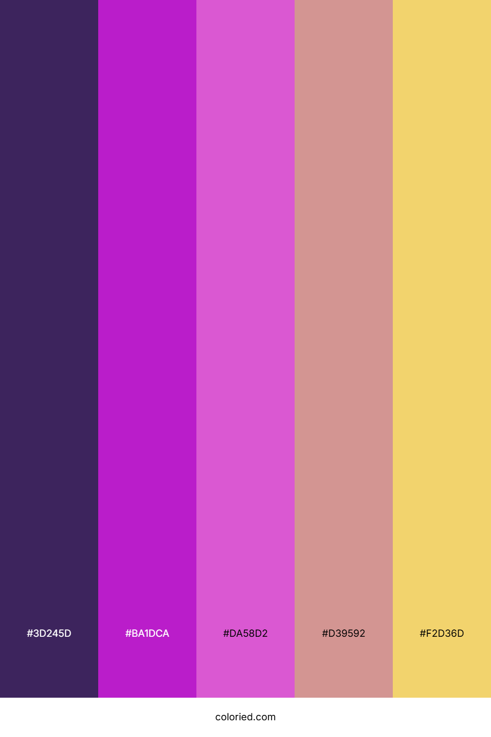 Mystic Orchid Dusk Color Palette