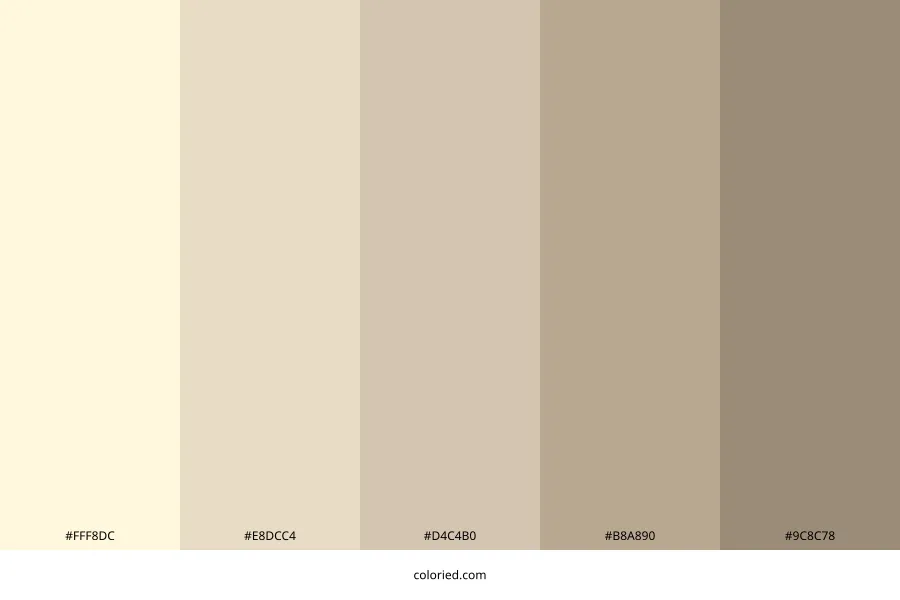 Navajo White Color Palette