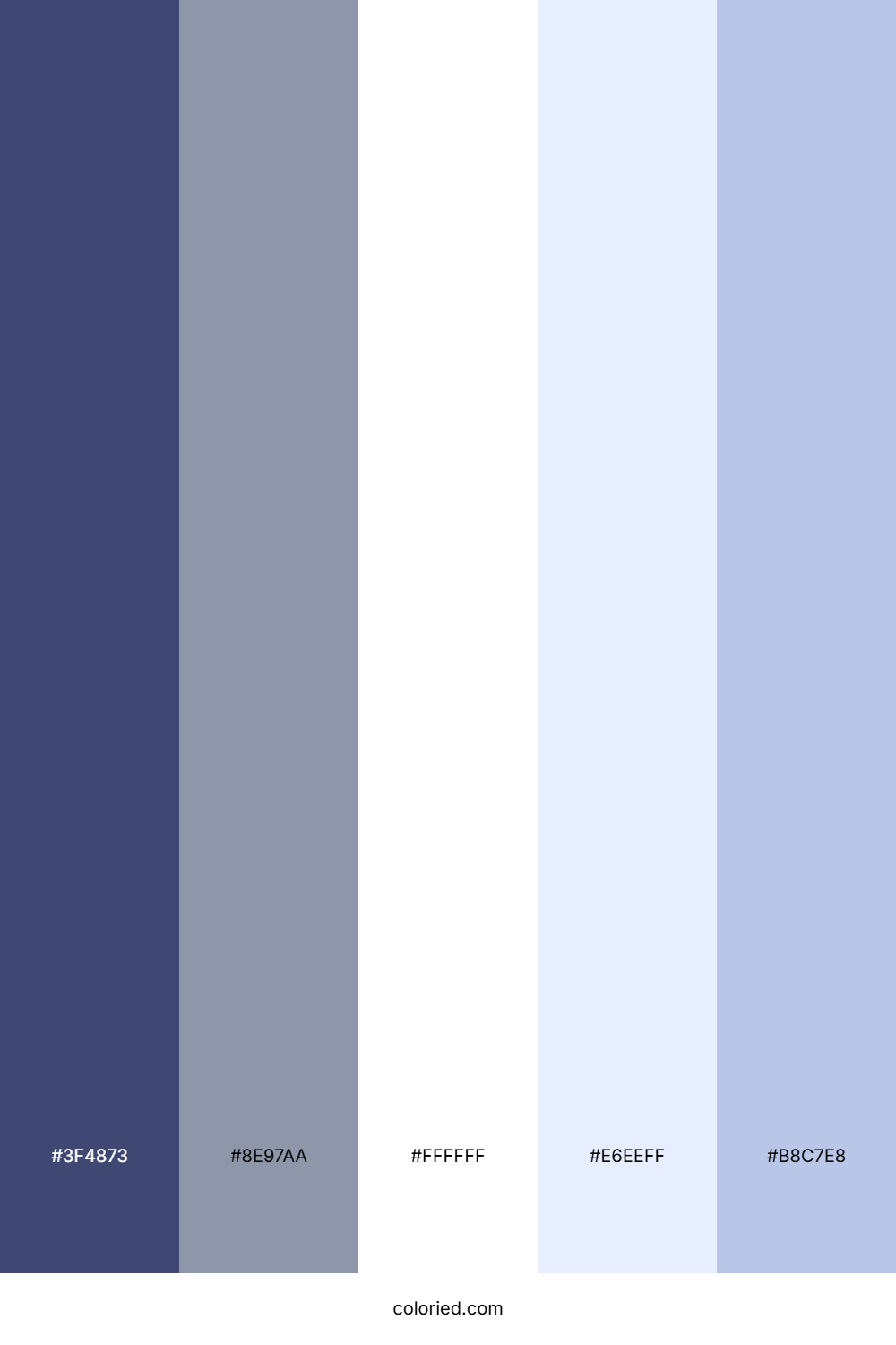 Navy Blue and Sky Blue Color Palette