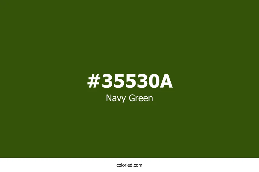 Navy Green Color