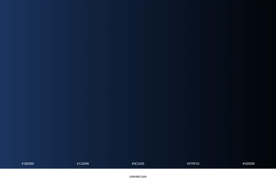 Navy to Black Gradient
