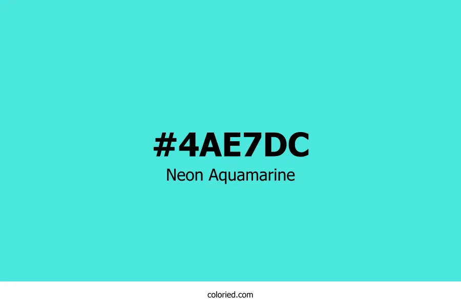 Neon Aquamarine Color