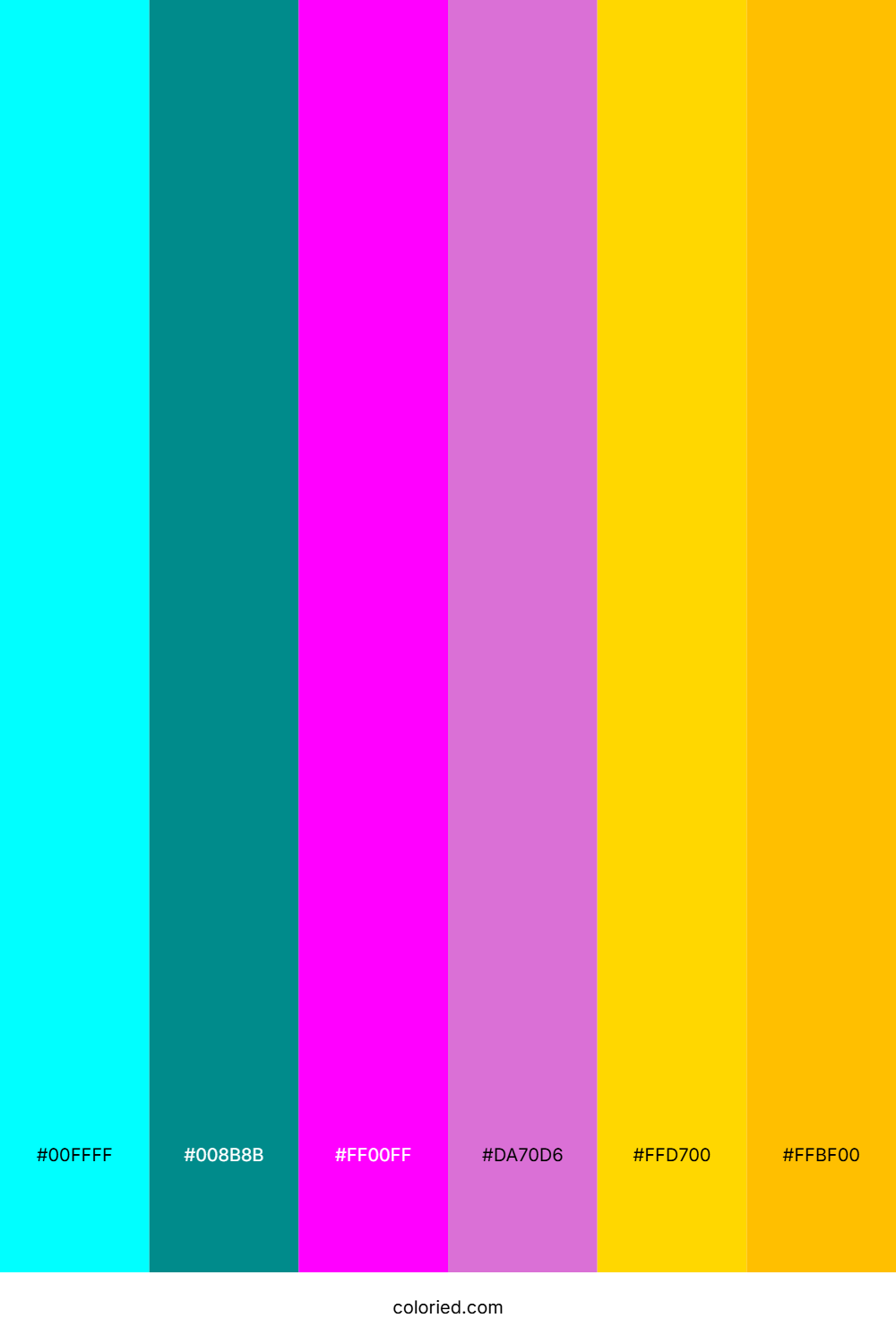 Neon Carnival Glow Color Palette