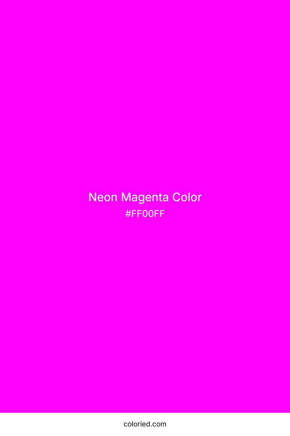 Neon Magenta Color