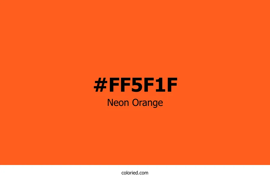 Neon Orange Color Hex Code