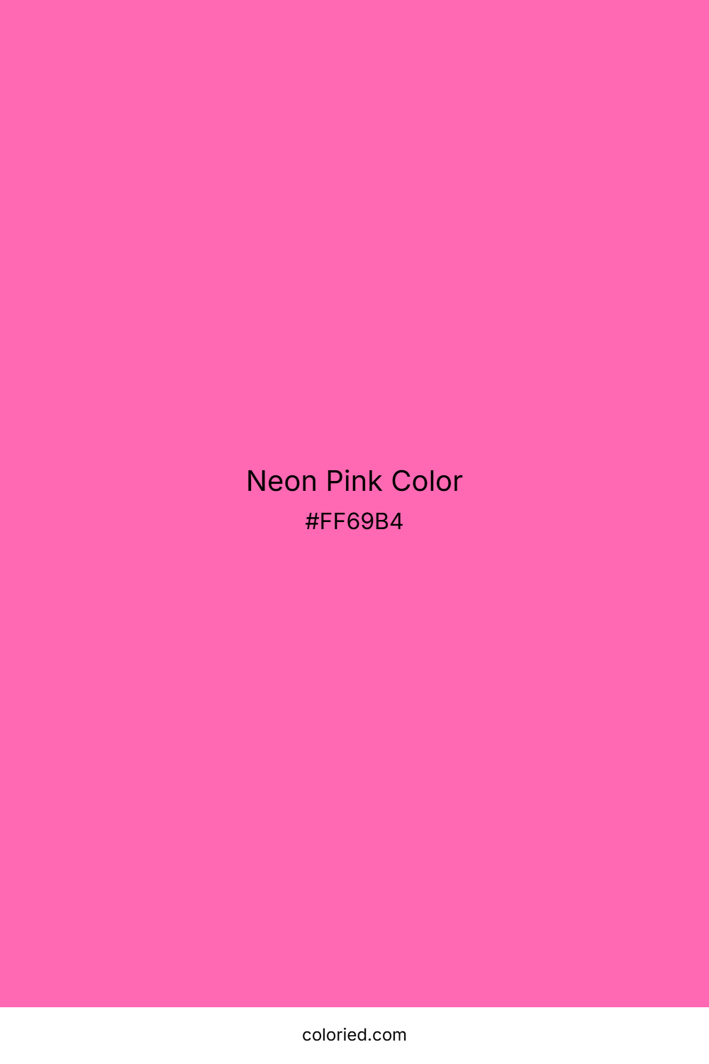 Neon Pink Color