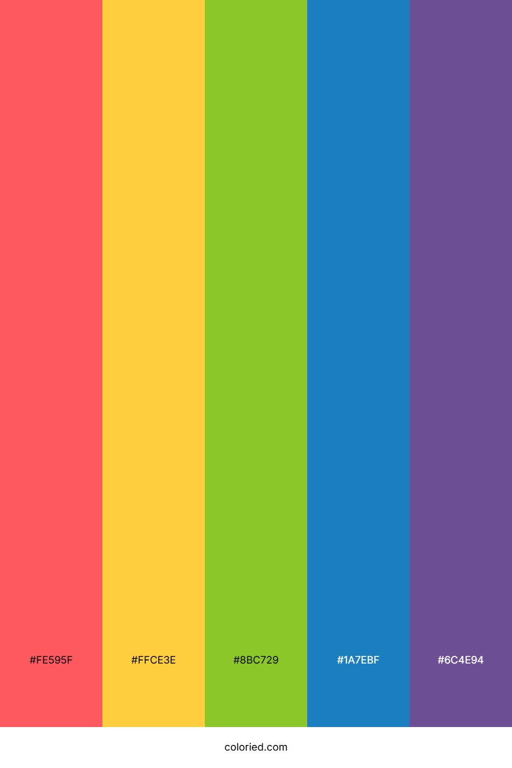 Neon Pop Festival Palette