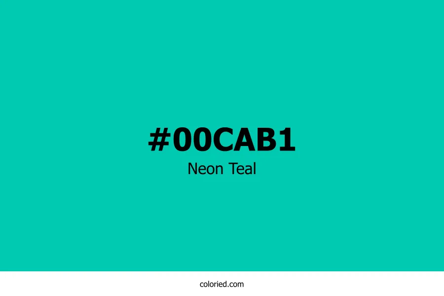 Neon Teal Color