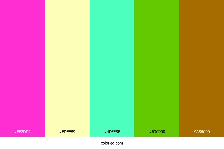 Neon Tropics Color Palette