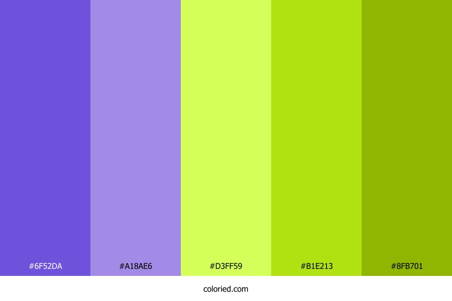 Neon Twilight Meadow Color Palette