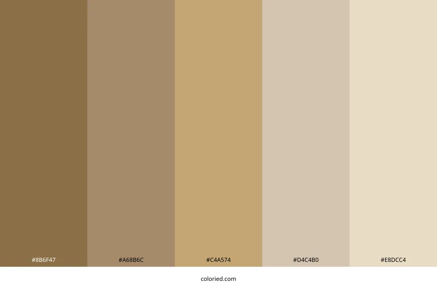 Neutral Autumn Color Palette