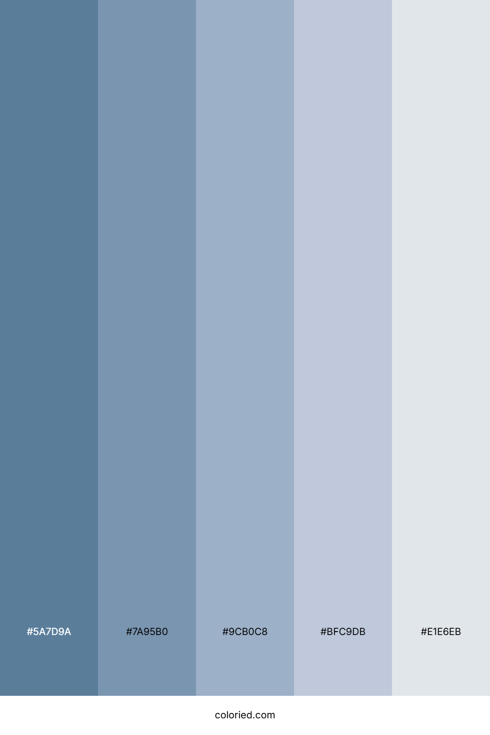 Neutral Blues Color Palette