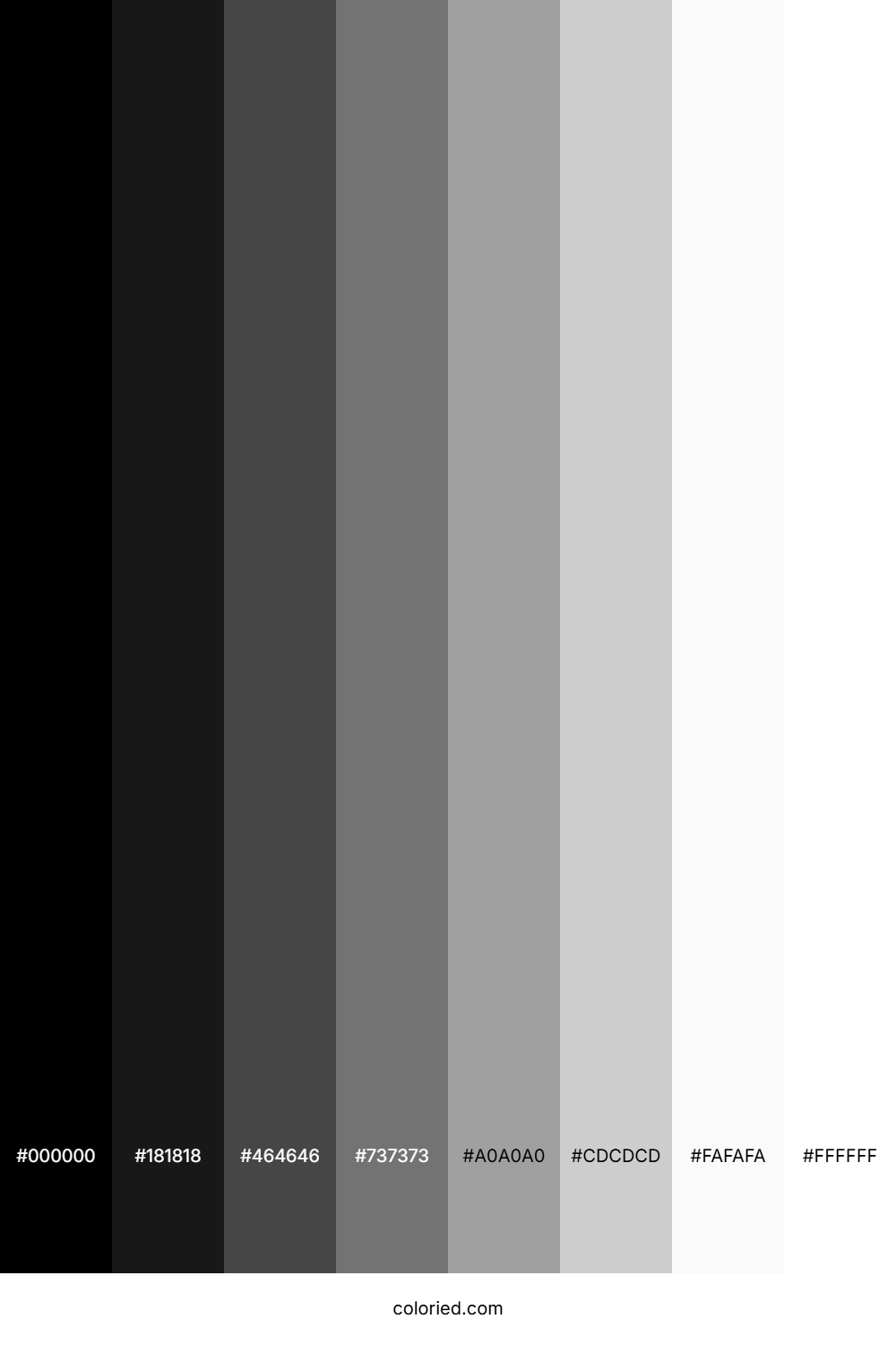Neutral Gray Shades