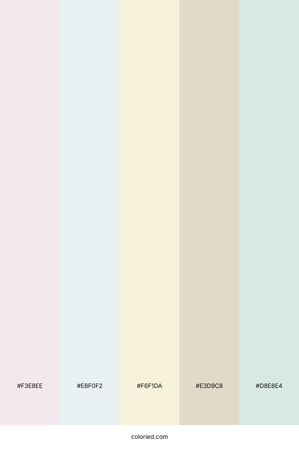 Neutral Pastels Color Palette