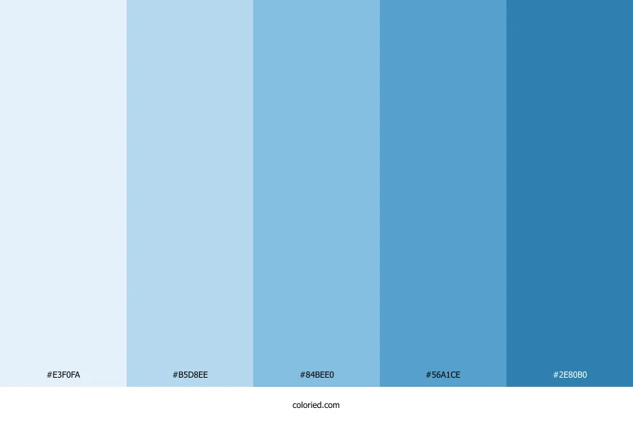 Nice Blue Color Palette
