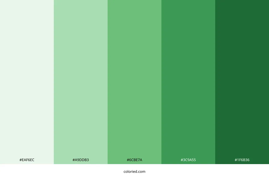 Nice Green Color Palette