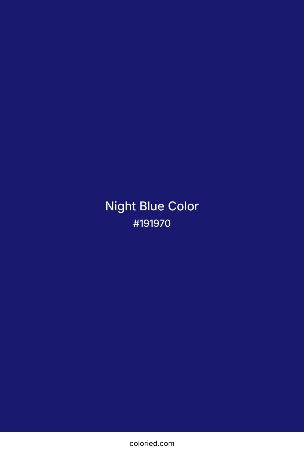 Night Blue Color