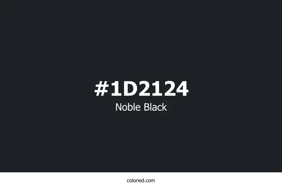 Noble Black Color