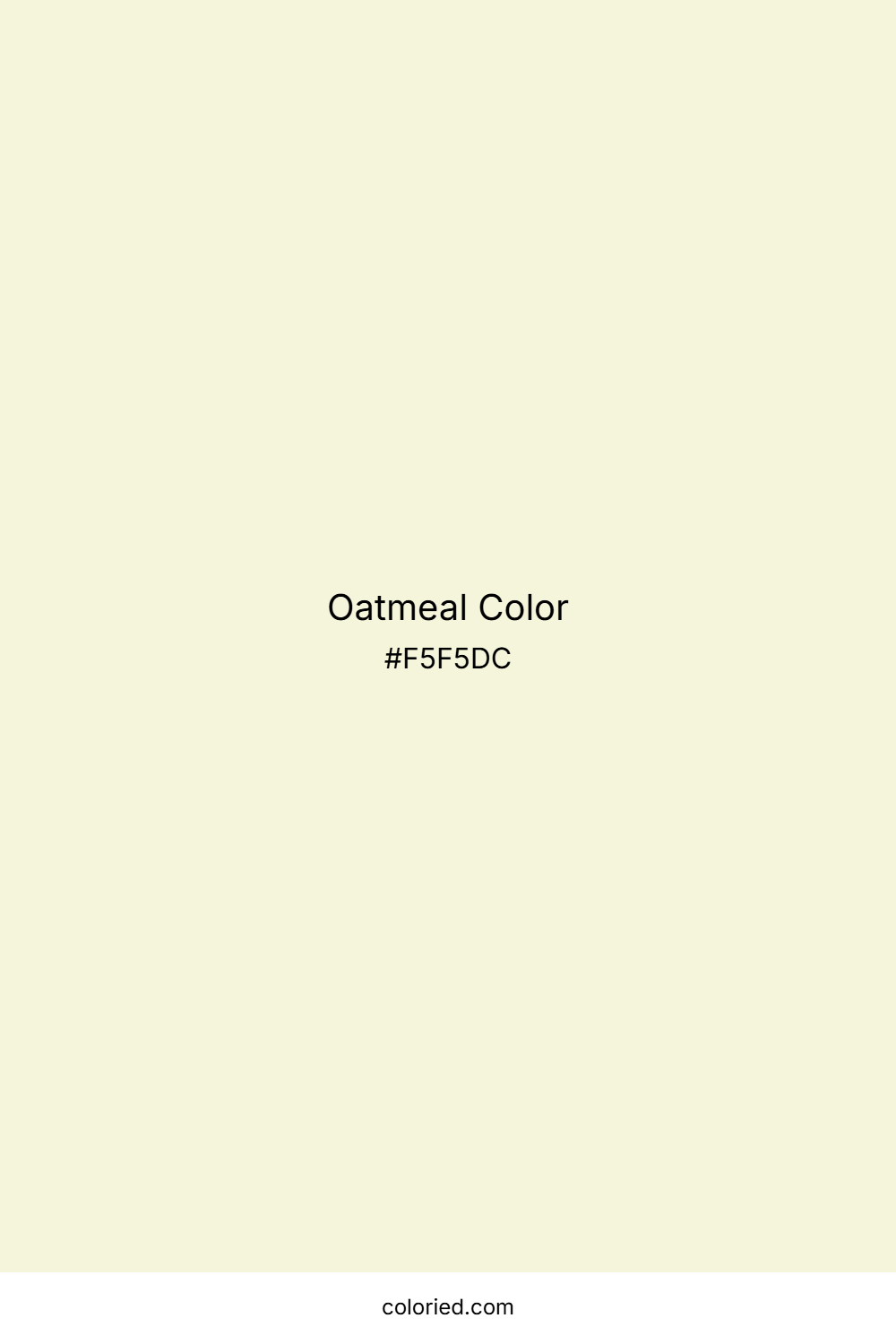 Oatmeal Color