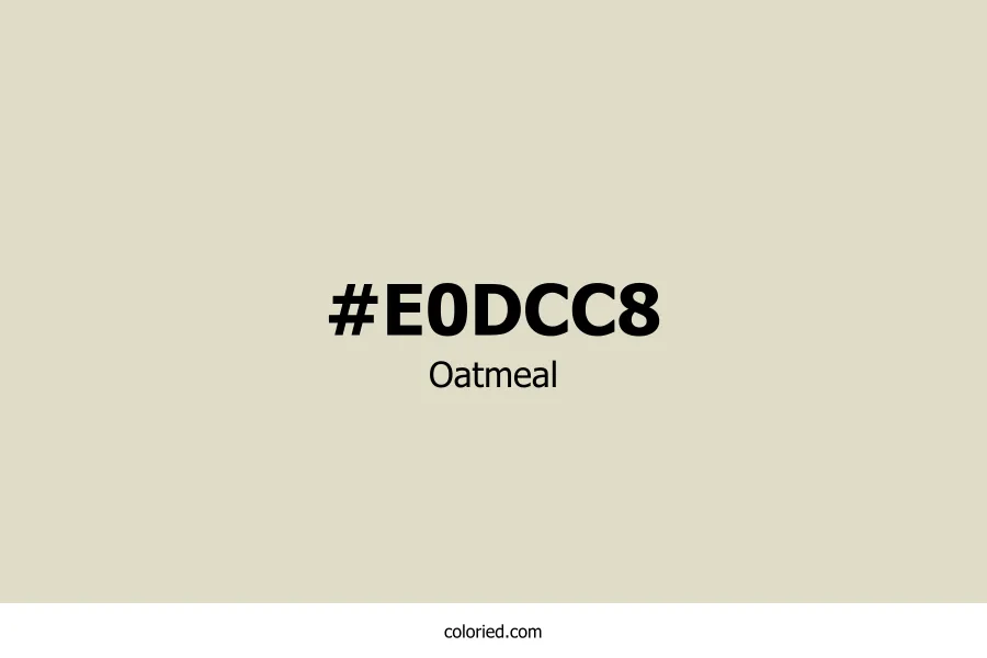 Oatmeal Color Hex Code