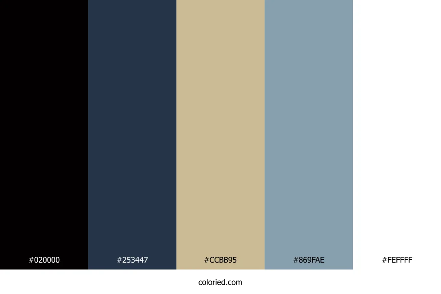 Obsidian Dawn Glow Color Palette