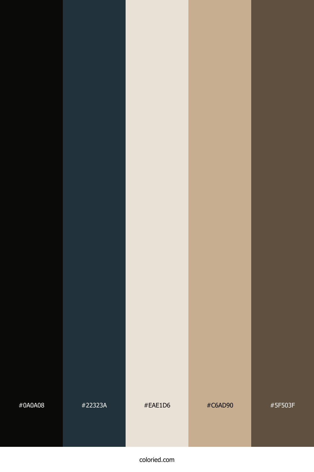 Obsidian Drift Sand Palette