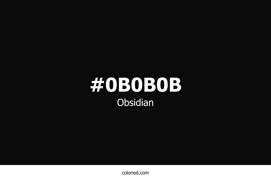 Obsidian Color
