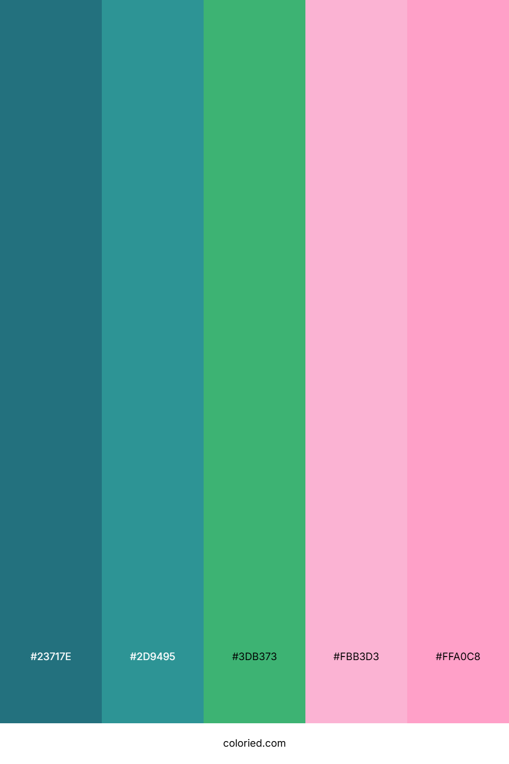 Ocean Breeze Blush Color Palette