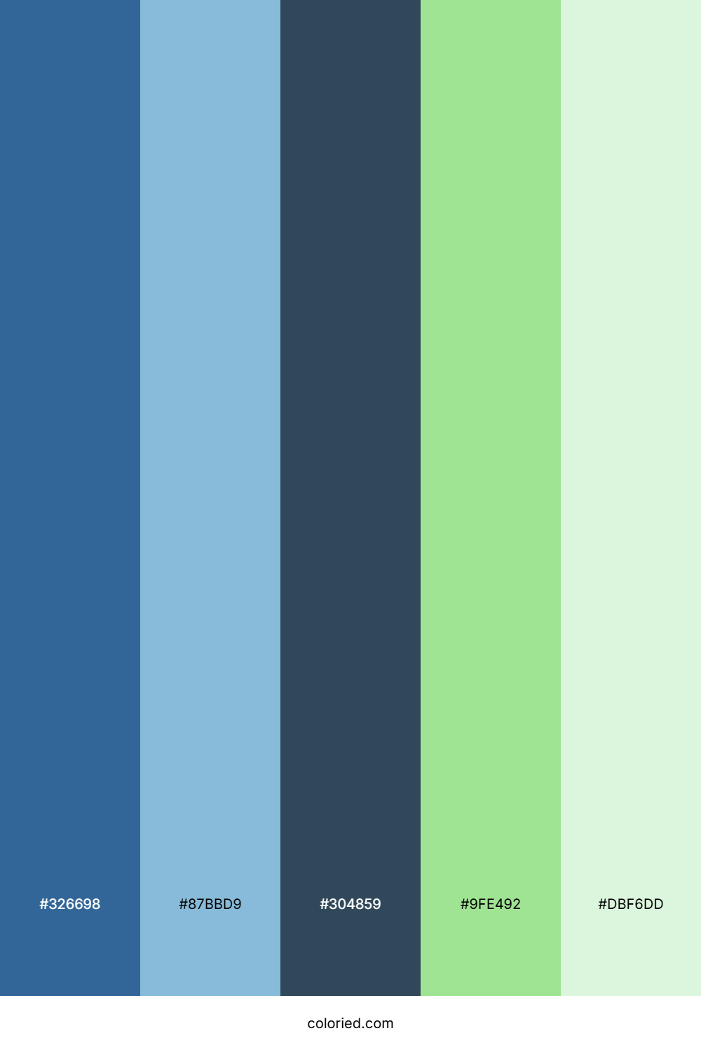 Ocean Breeze Glacier Color Palette