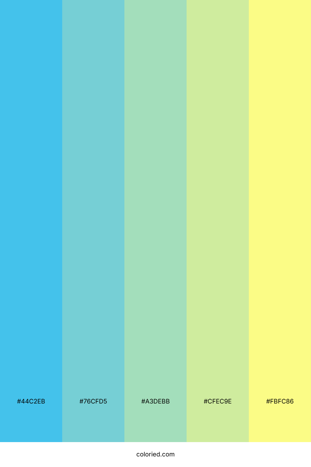 Ocean Breeze Happy Palette