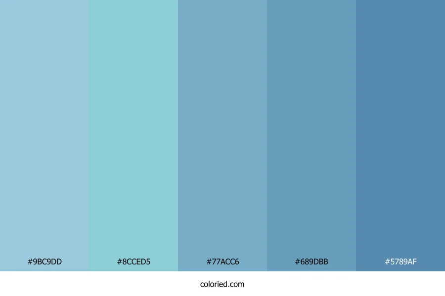 Ocean Breeze Horizon Color Palette