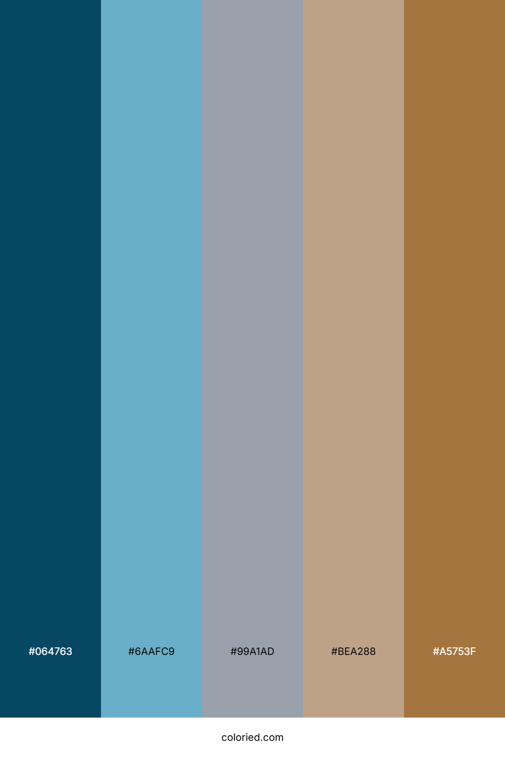 Ocean Cliff Horizon Color Palette