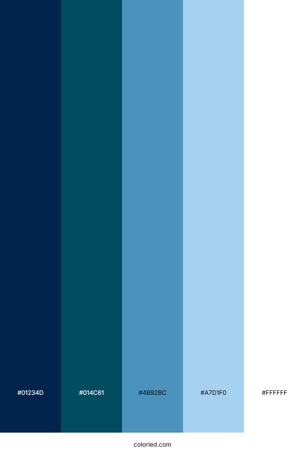Ocean Depth Calm Color Palette