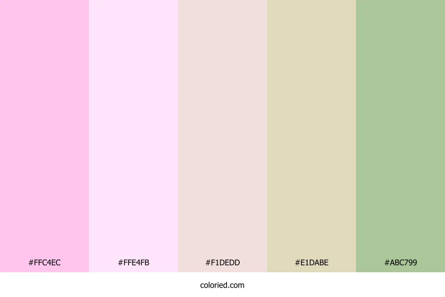 Ocean Forest Mist Color Palette